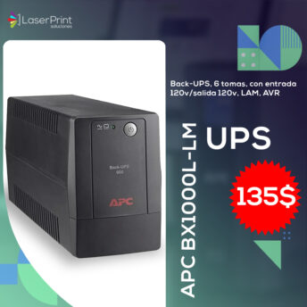 UPS APC 700 VA /360W 4 TOMAS 120V - Laser Print Soluciones