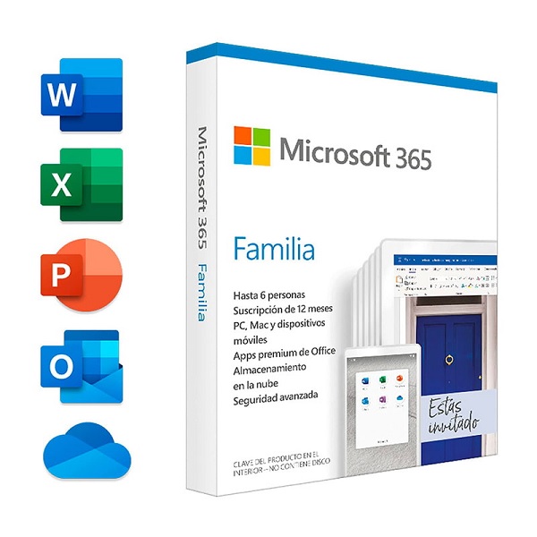 Licencia Microsoft Office 365 Familia - Laser Print Soluciones